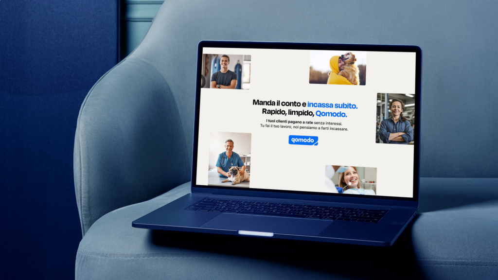Il sito web di Qomodo, l'app per dilazionare i pagamenti e prepararsi all'estate senza stress