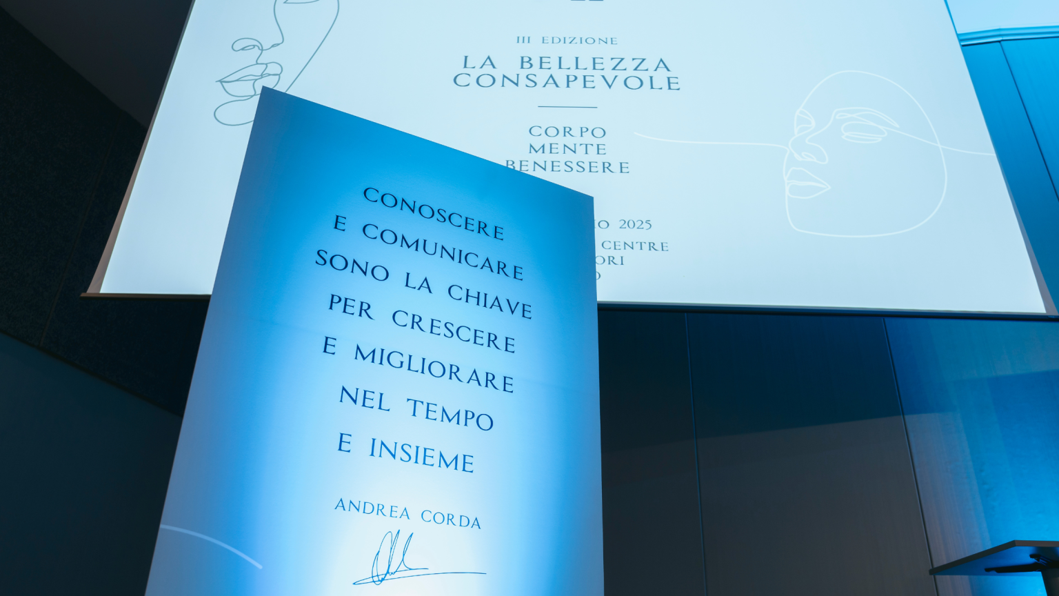in foto la grafica dell'evento di atar22, la bellezza consapevole