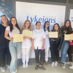 foto inaugurazione della scuola lykeion, formazione estetica per estetiste