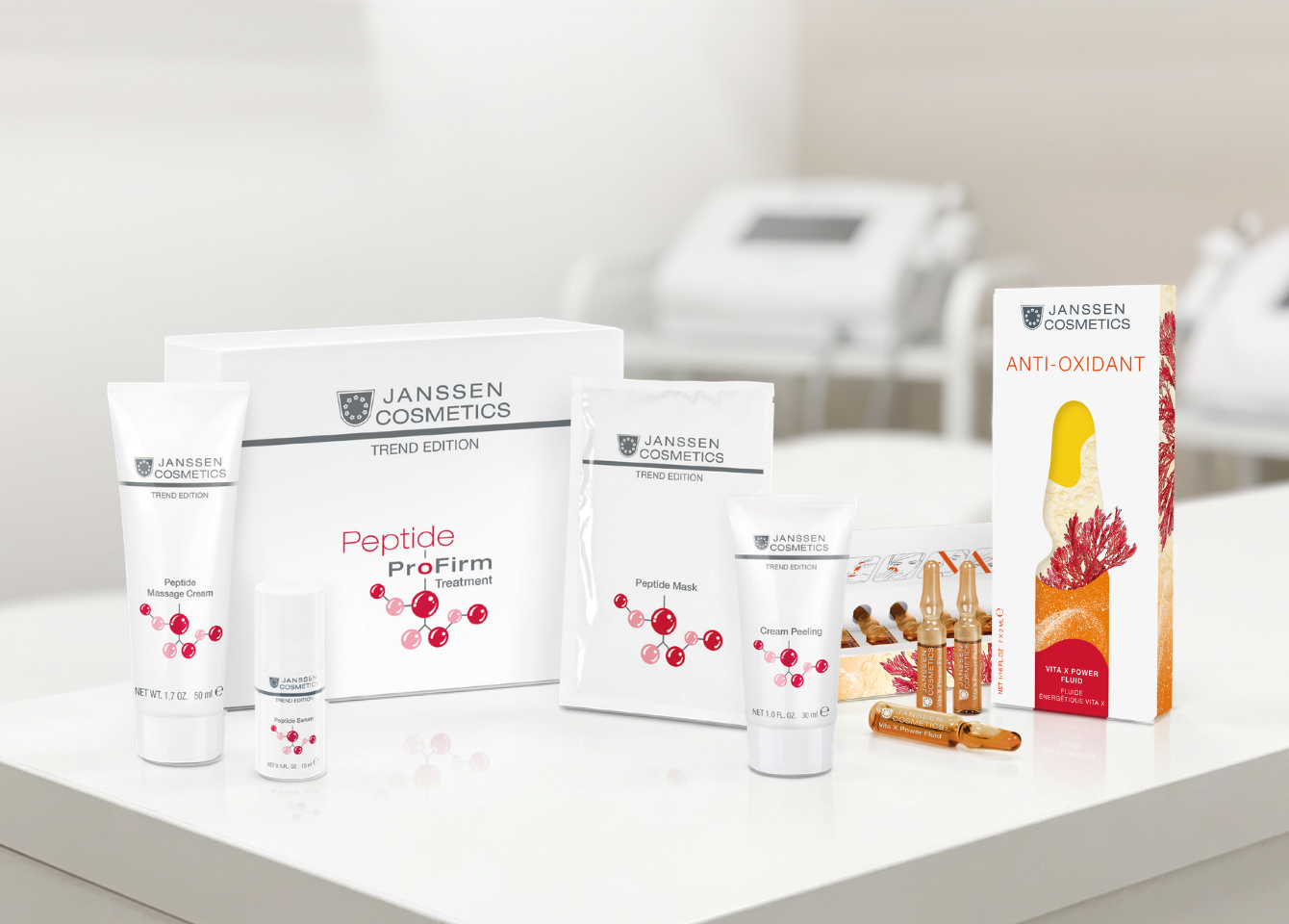in foto i trattamenti viso professionali di jansenn cosmetics