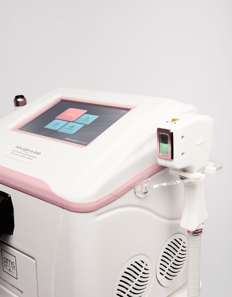 in foto la tecnologia depilaser di GMS Beauty