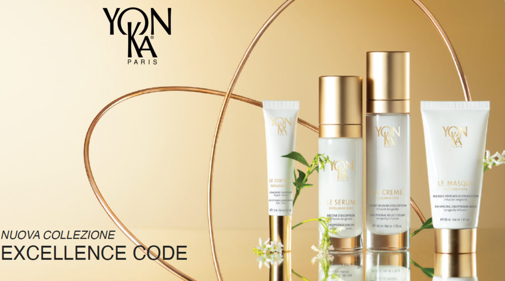 in foto la linea yonka excellence code, per invecchiare bene
