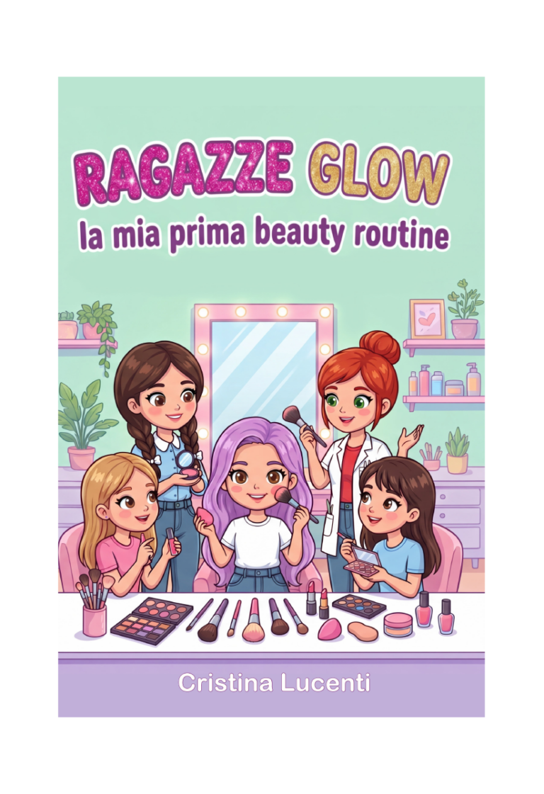 in foto, la copertina del libro "Ragazze Glow" di Cristina Lucenti